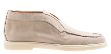 Santoni 16715 beige nabuk Slipper