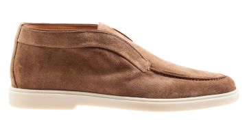 Santoni 16715 cognac nabuk Slipper